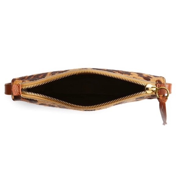 NWT Madewell Simple Leopard Print Genuine Calf Hair Crossbody Bag - Picture 8 of 17